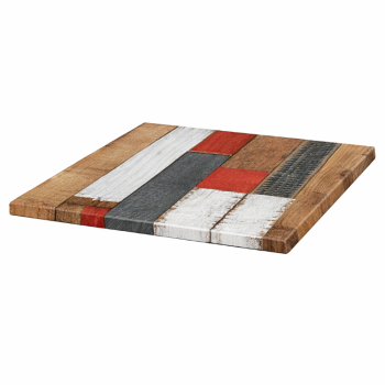 Werzalit Table Top Kbana Red -0