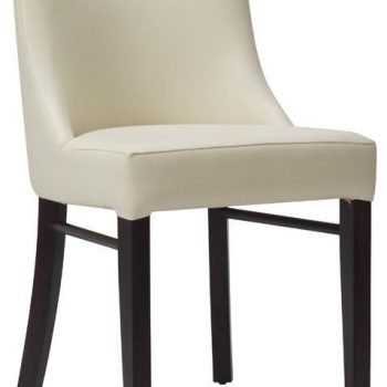 Merrion Side Chair Ivory / Wenge-0