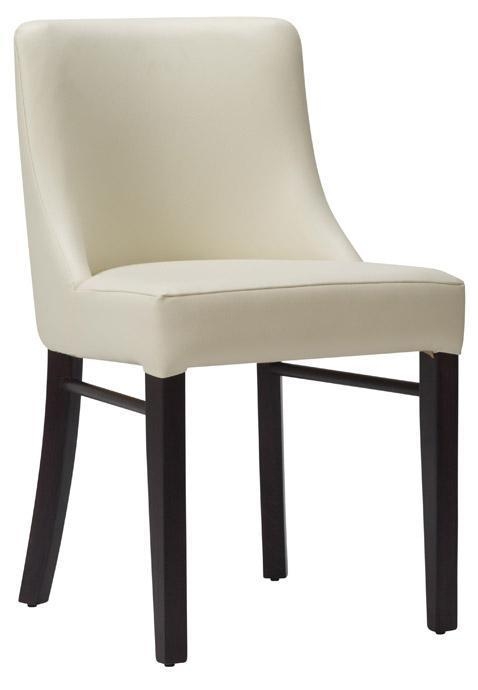 Merrion Side Chair Ivory / Wenge-0