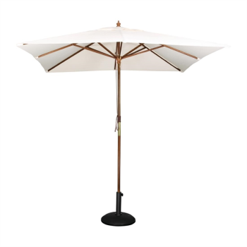 Bolero Square Pulley Parasol 2.5m Wide Cream-0