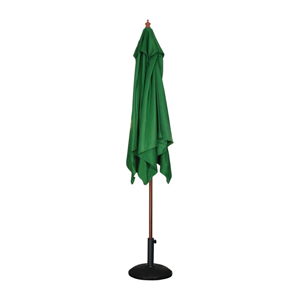Bolero Square Double Pulley Parasol 2.5m Diameter Green-37650