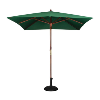 Bolero Square Double Pulley Parasol 2.5m Diameter Green-0