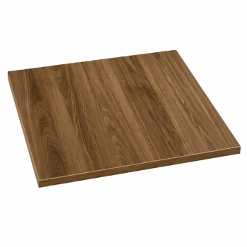 Laminate Table Top Walnut 680mm Square-0