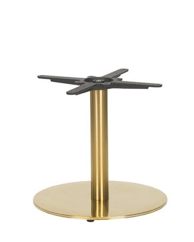 Brass Coffee Height Table Base Round-0