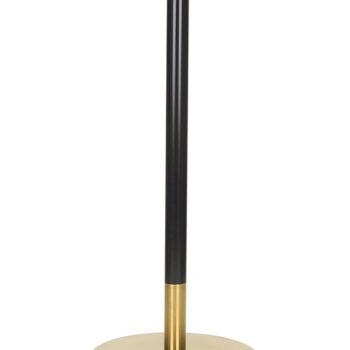 Brass Black Poseur Height Table Base Round-0