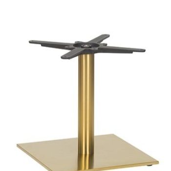 Brass Coffee Height Table Base Square-0