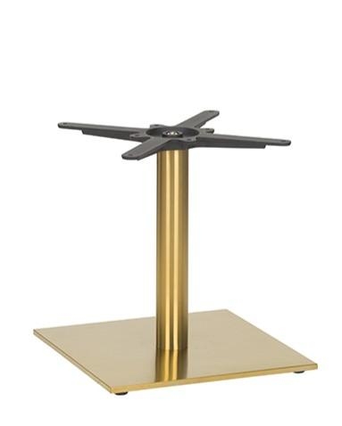 Brass Coffee Height Table Base Square-0