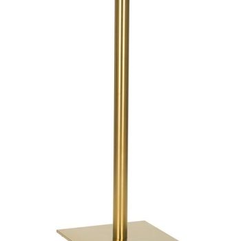 Brass Poseur Height Table Base Square-0