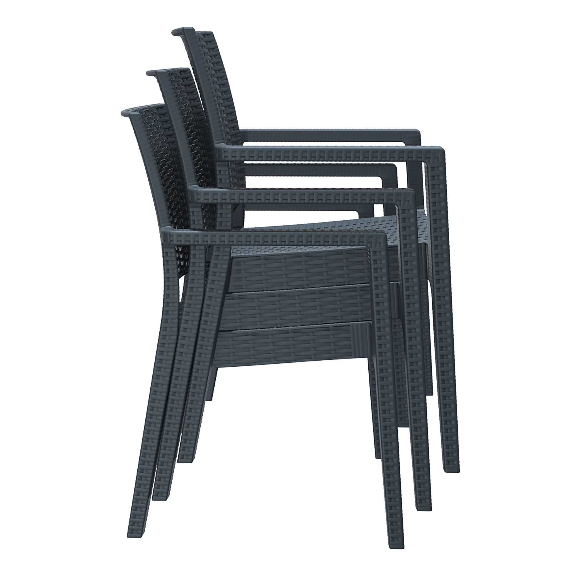 Siesta Ibiza Rattan Style Armchair Dark Grey-38702