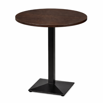 Pyramid High Bar Table Dark Oak Round-0