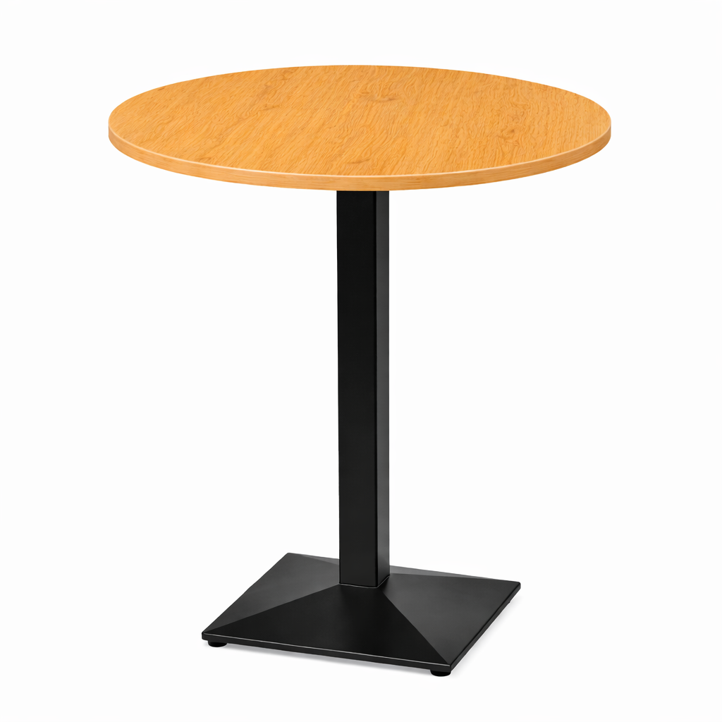 Pyramid High Bar Table Oak Round-0