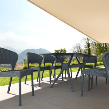 Siesta Daytona Rattan Style Chair Dark Grey-38904