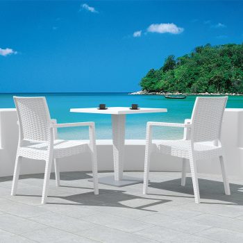 Siesta Ibiza Rattan Style Armchair White-38891