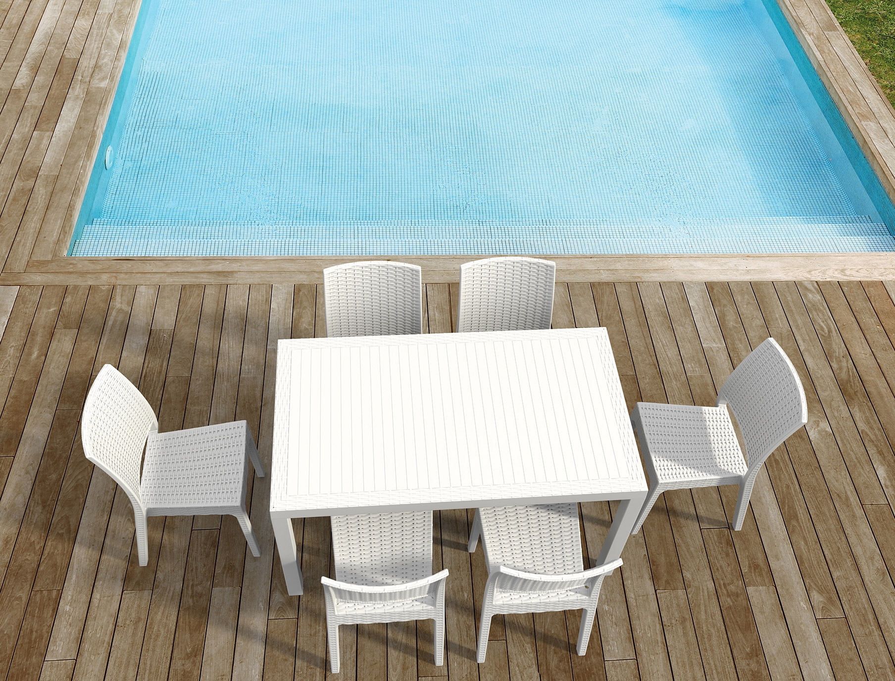 Siesta Florida Rattan Style Chair White-39012