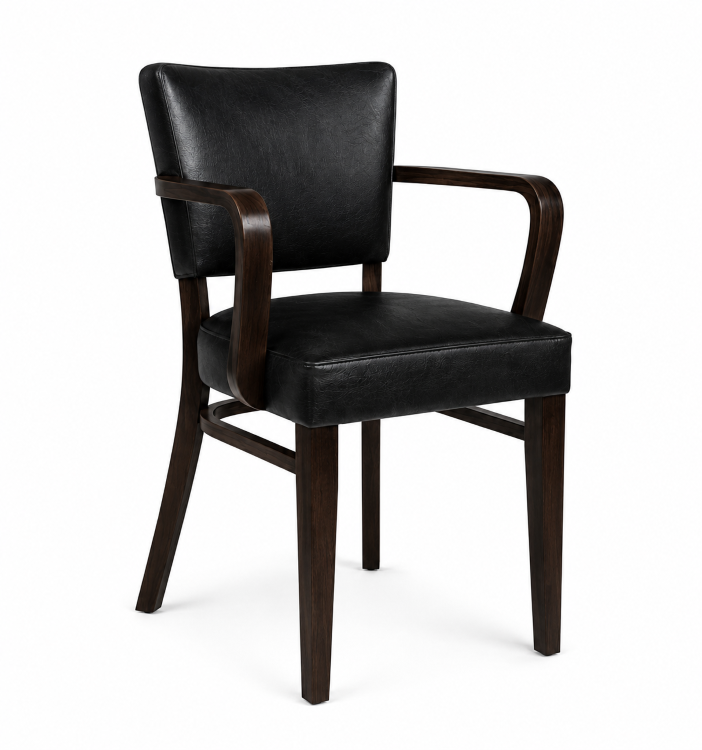 Armchair Tulip Vintage Black