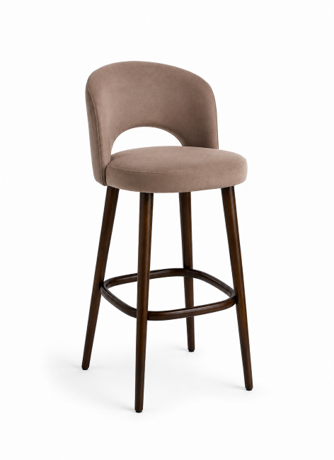 Barstool Alora Mink Velvet