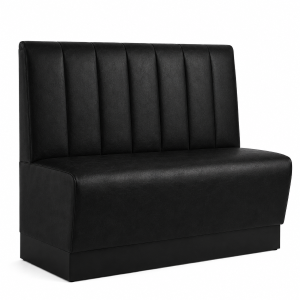 Bench Seating Stirling Black Vinyl