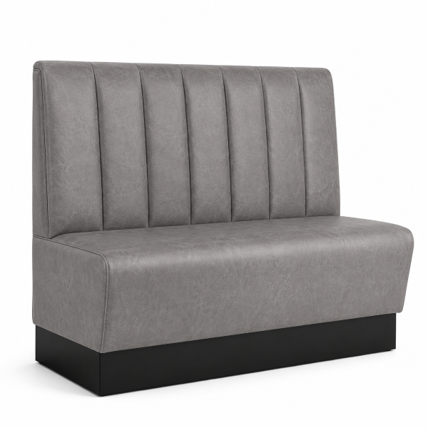 Bench Seating Stirling Grey Vinyl