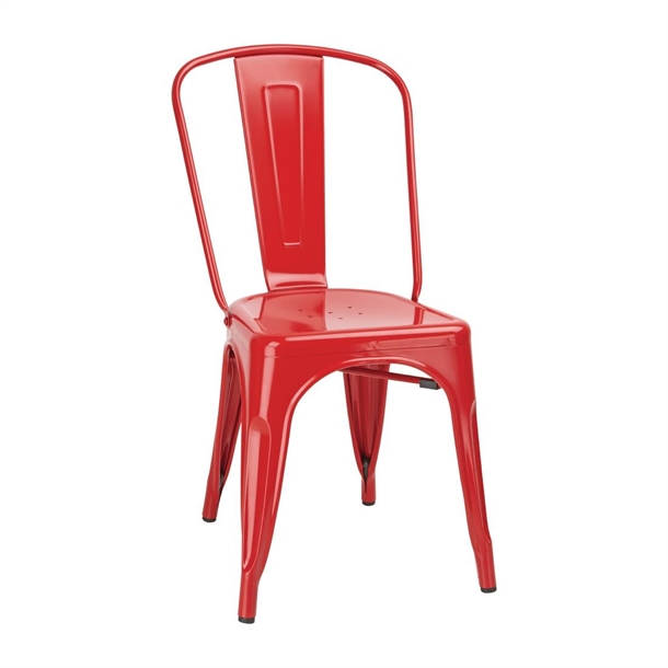 French Bistro Side Chair - Red