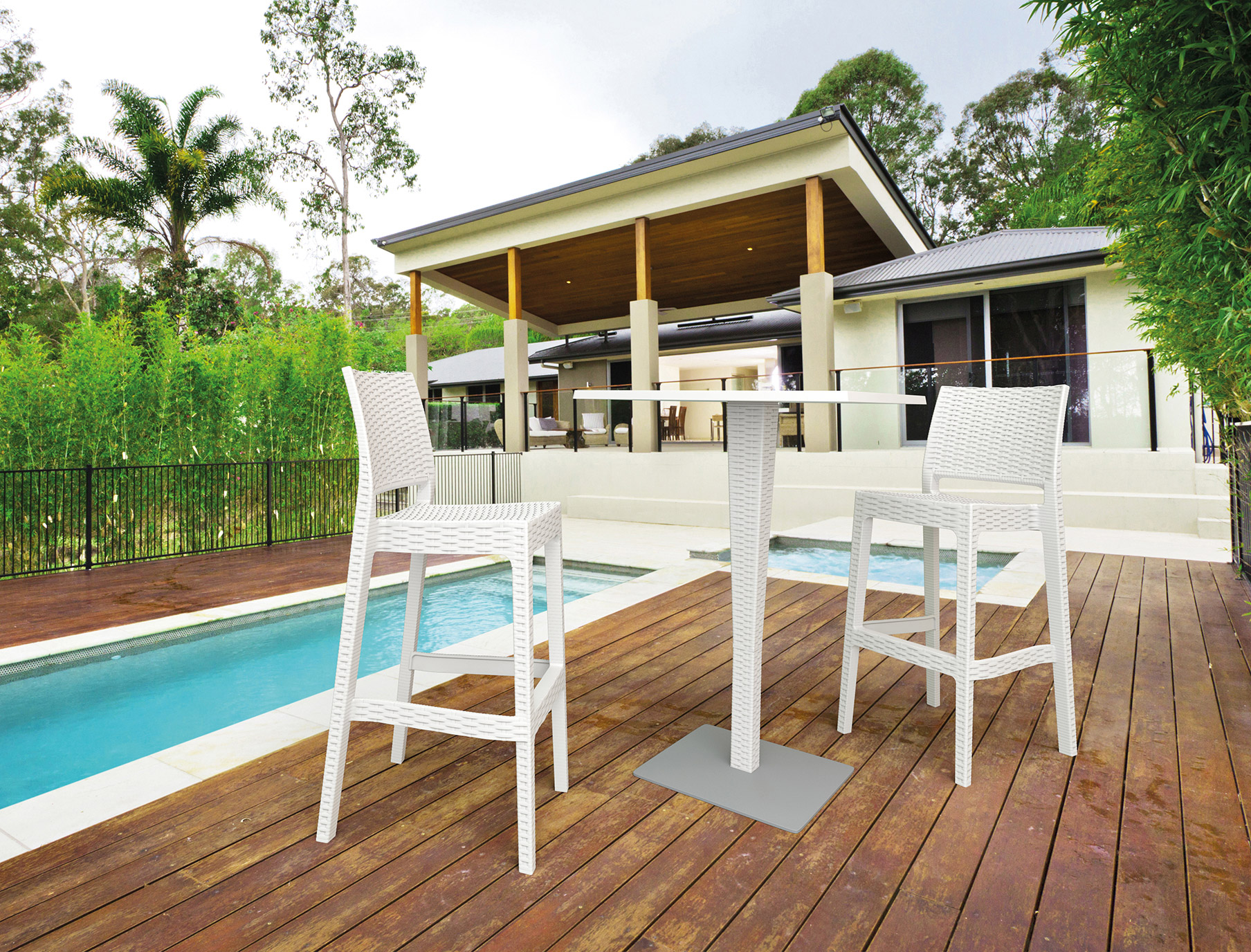 Barstool Jamaica White - Image 2